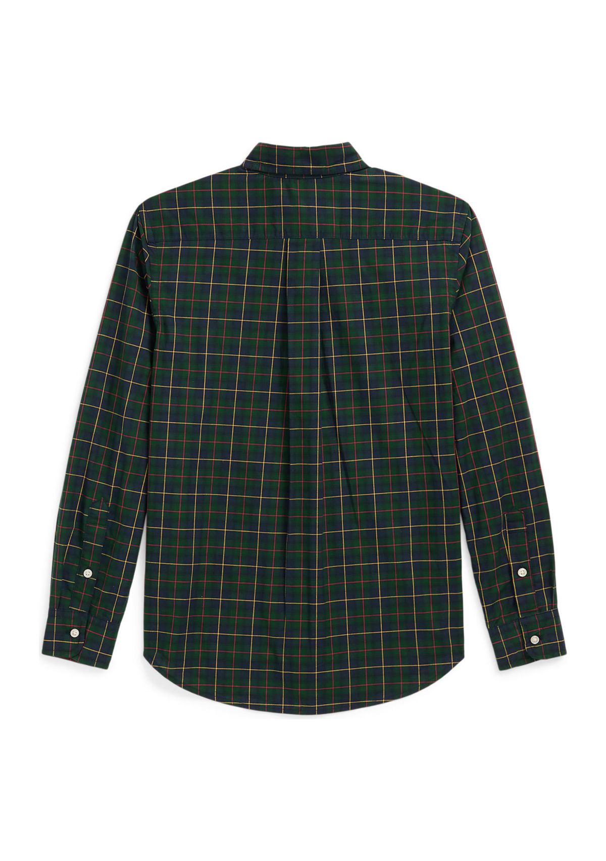 Boys 8-20 Gingham Cotton Poplin Shirt