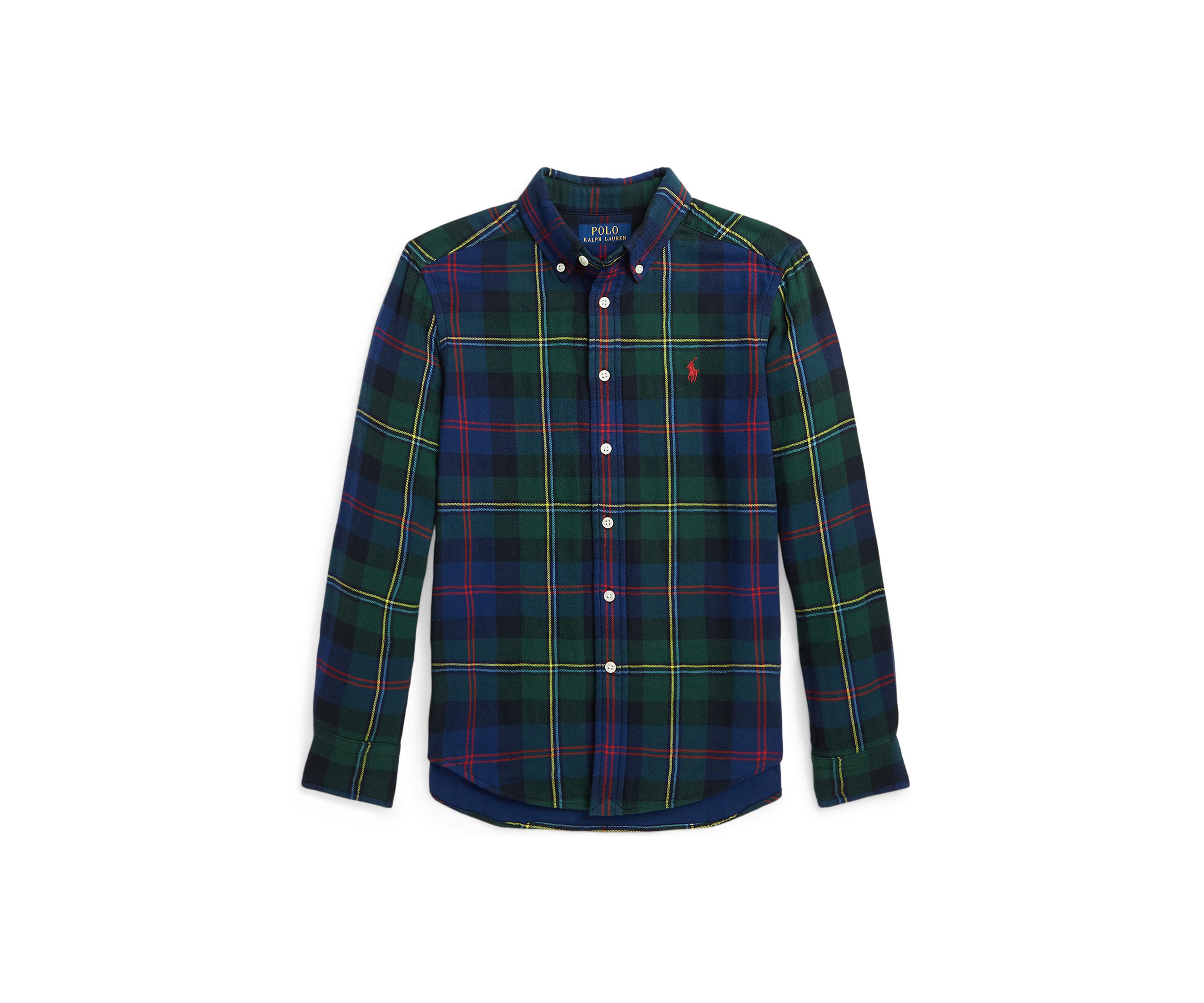 Boys 8-20 Buffalo Check Double Faced Cotton Shirt