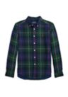 Boys 8-20 Buffalo Check Double Faced Cotton Shirt