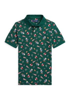 Ralph Lauren Childrenswear Boys 8-20 Football Polo Bear Cotton Polo Shirt