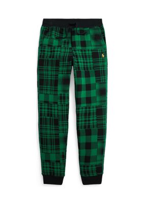 Ralph Lauren - Boys Green Cotton Pony Joggers