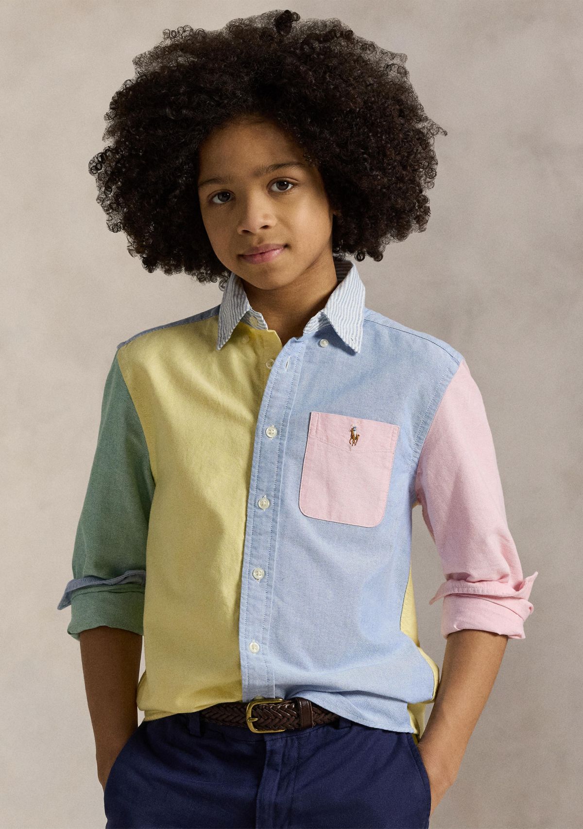Boys 8-20 Cotton Oxford Fun Shirt