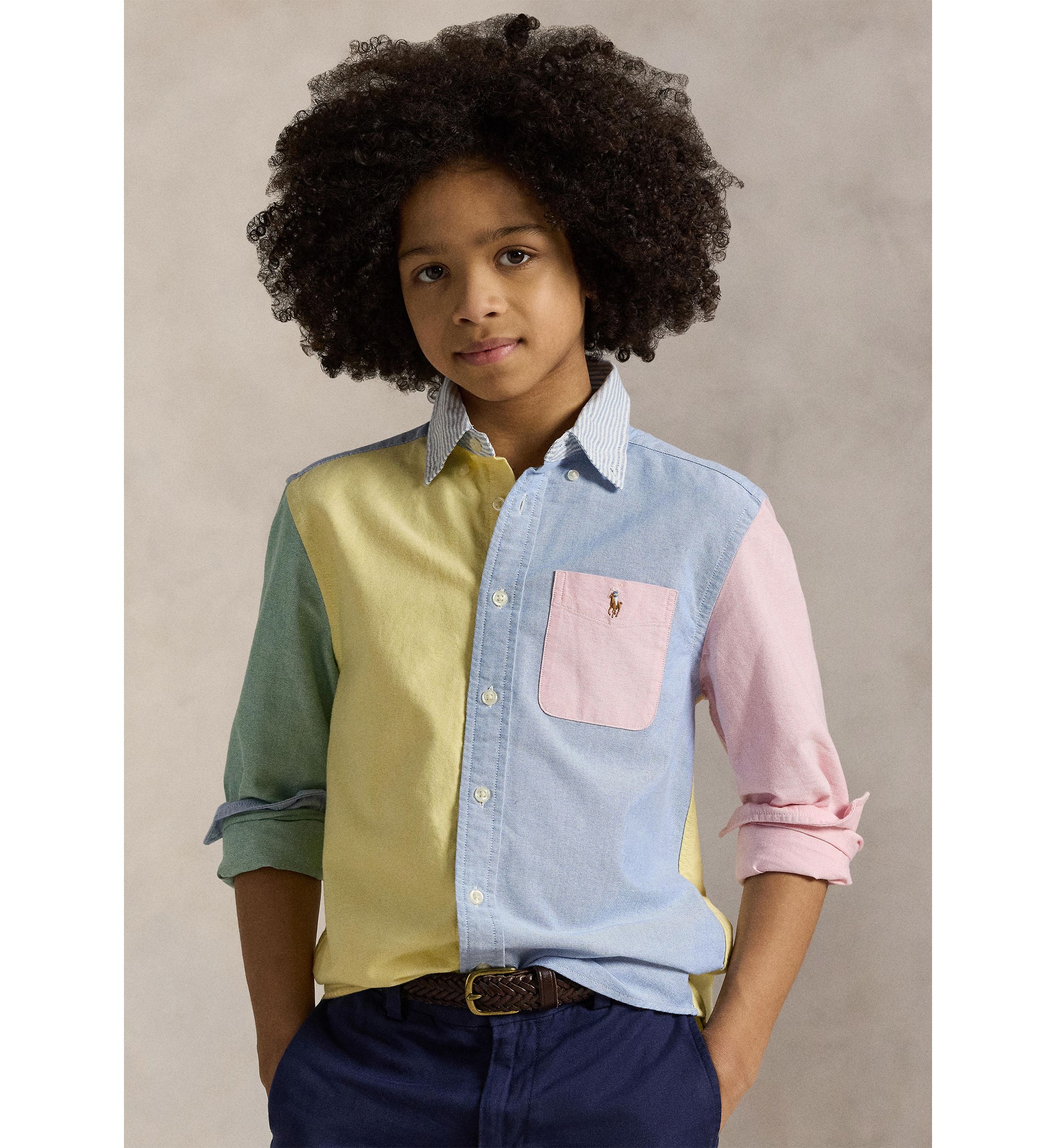 Boys 8-20 Cotton Oxford Fun Shirt