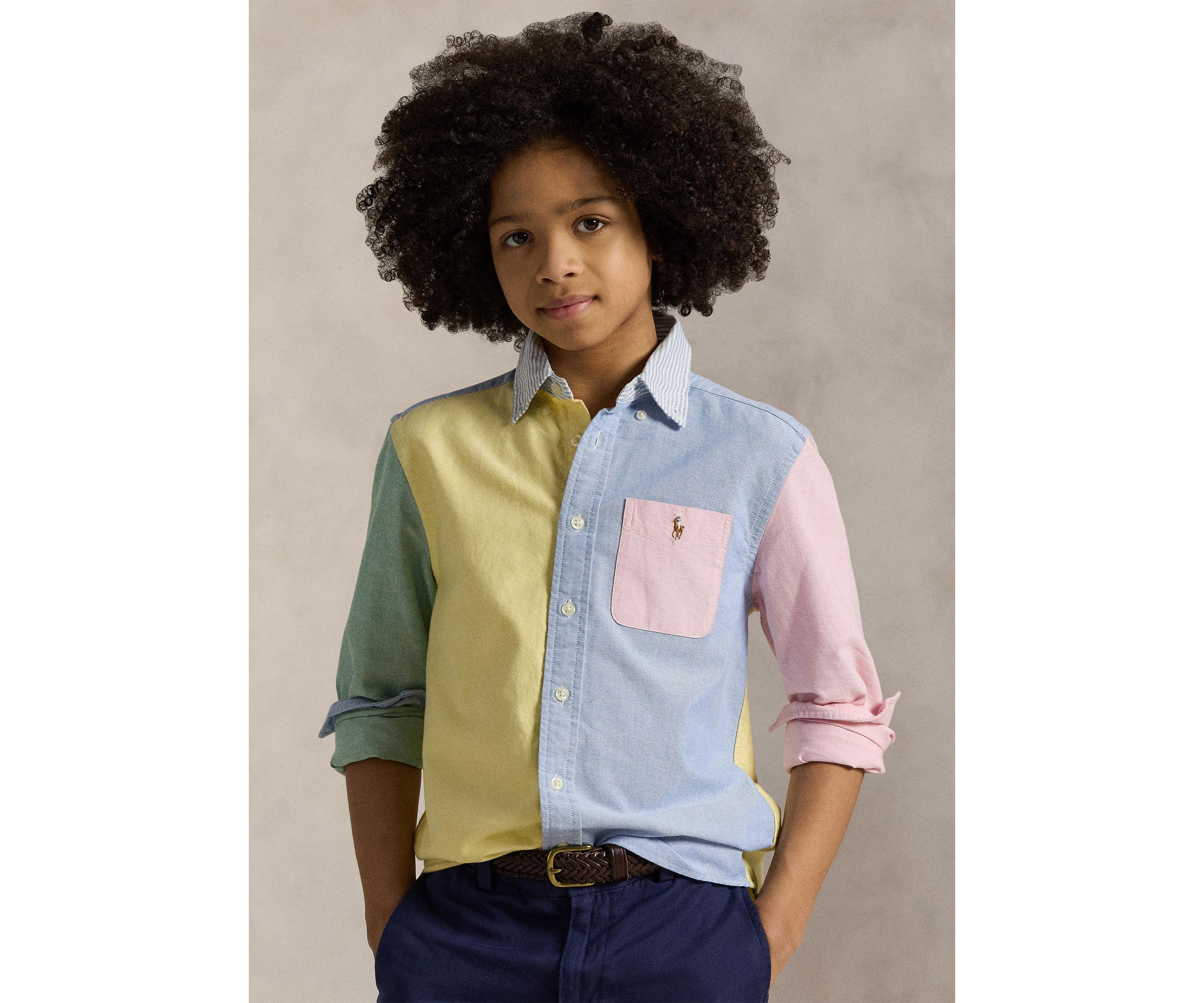 Boys 8-20 Cotton Oxford Fun Shirt