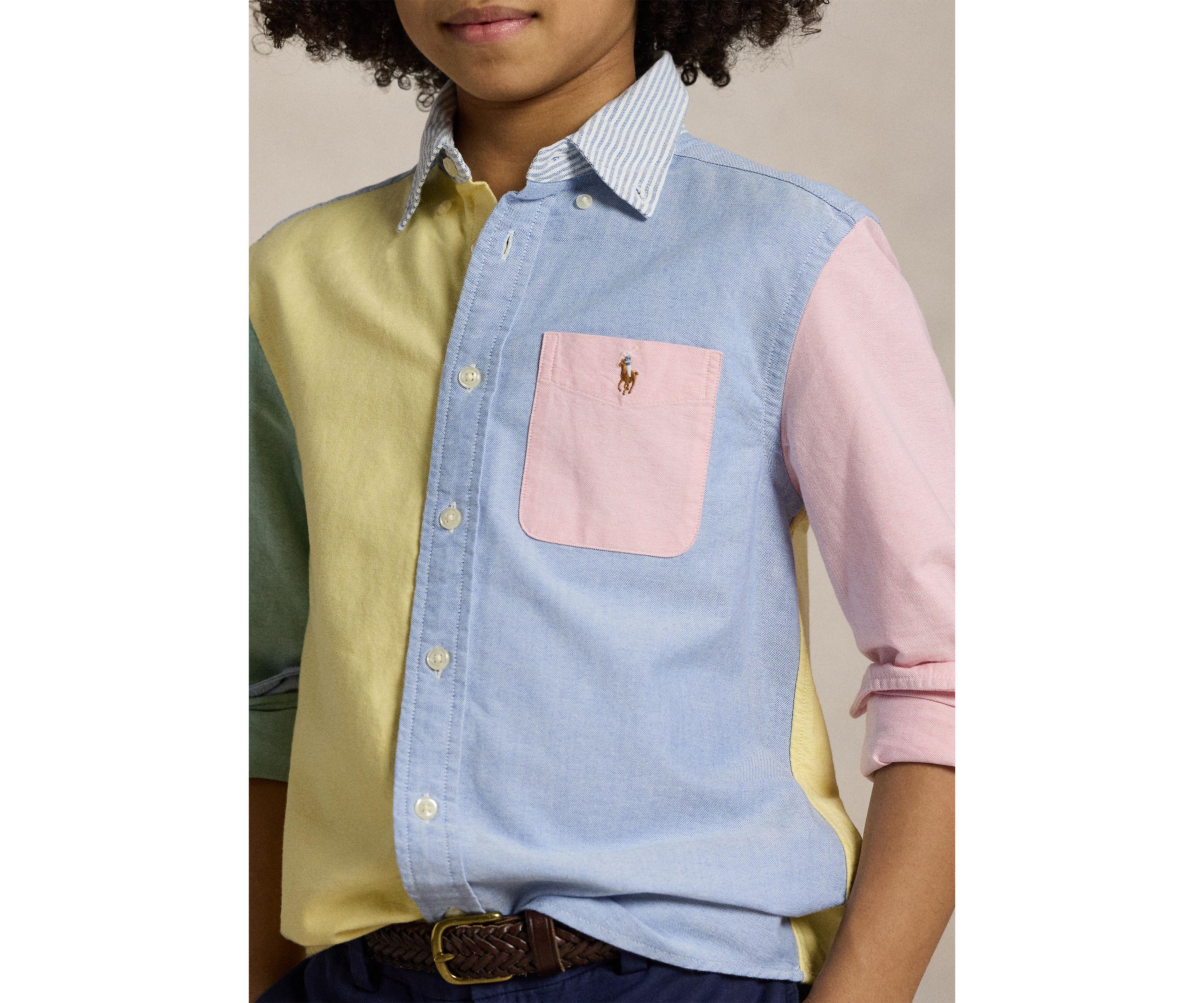 Boys 8-20 Cotton Oxford Fun Shirt