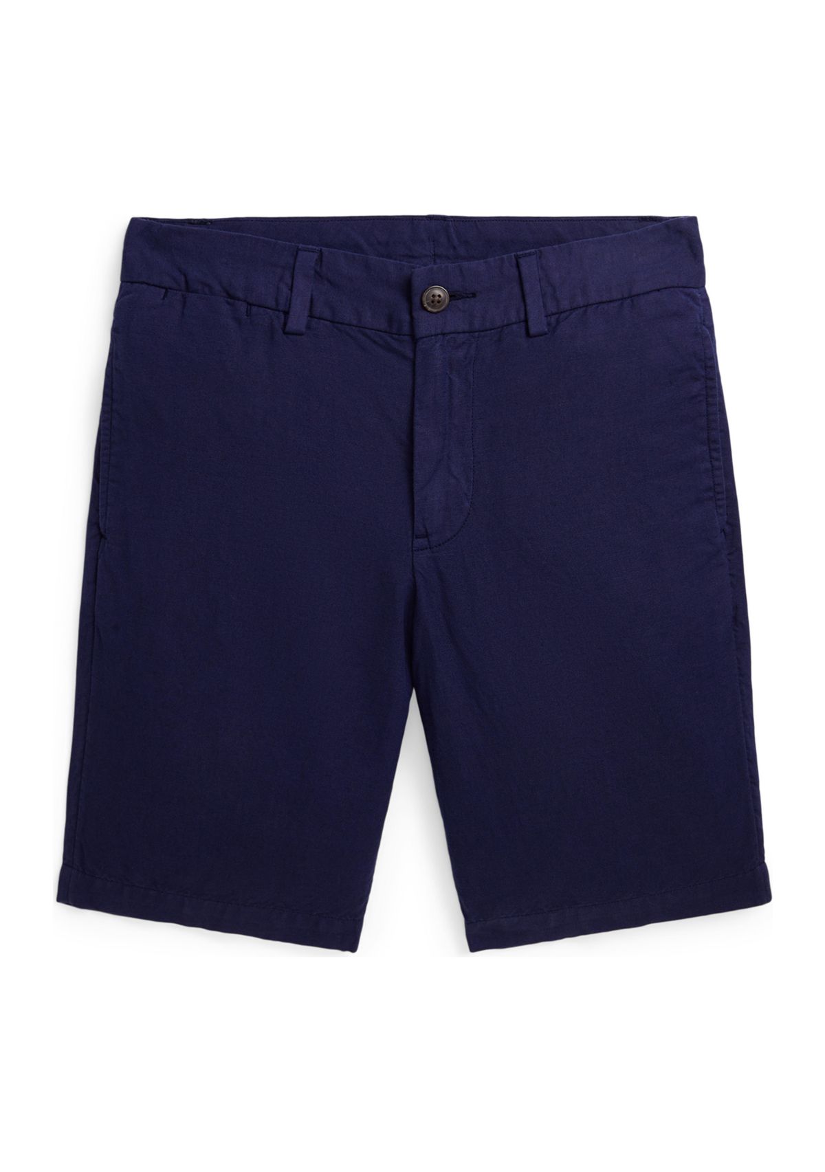 Boys 8-20 Straight Fit Linen Cotton Shorts