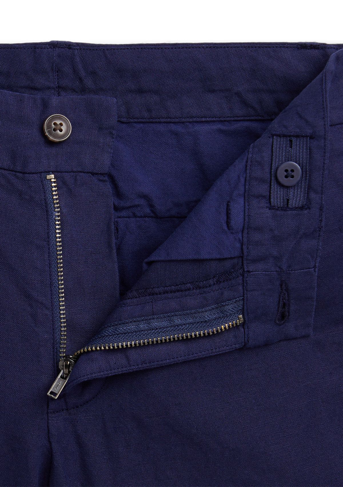 Boys 8-20 Straight Fit Linen Cotton Shorts