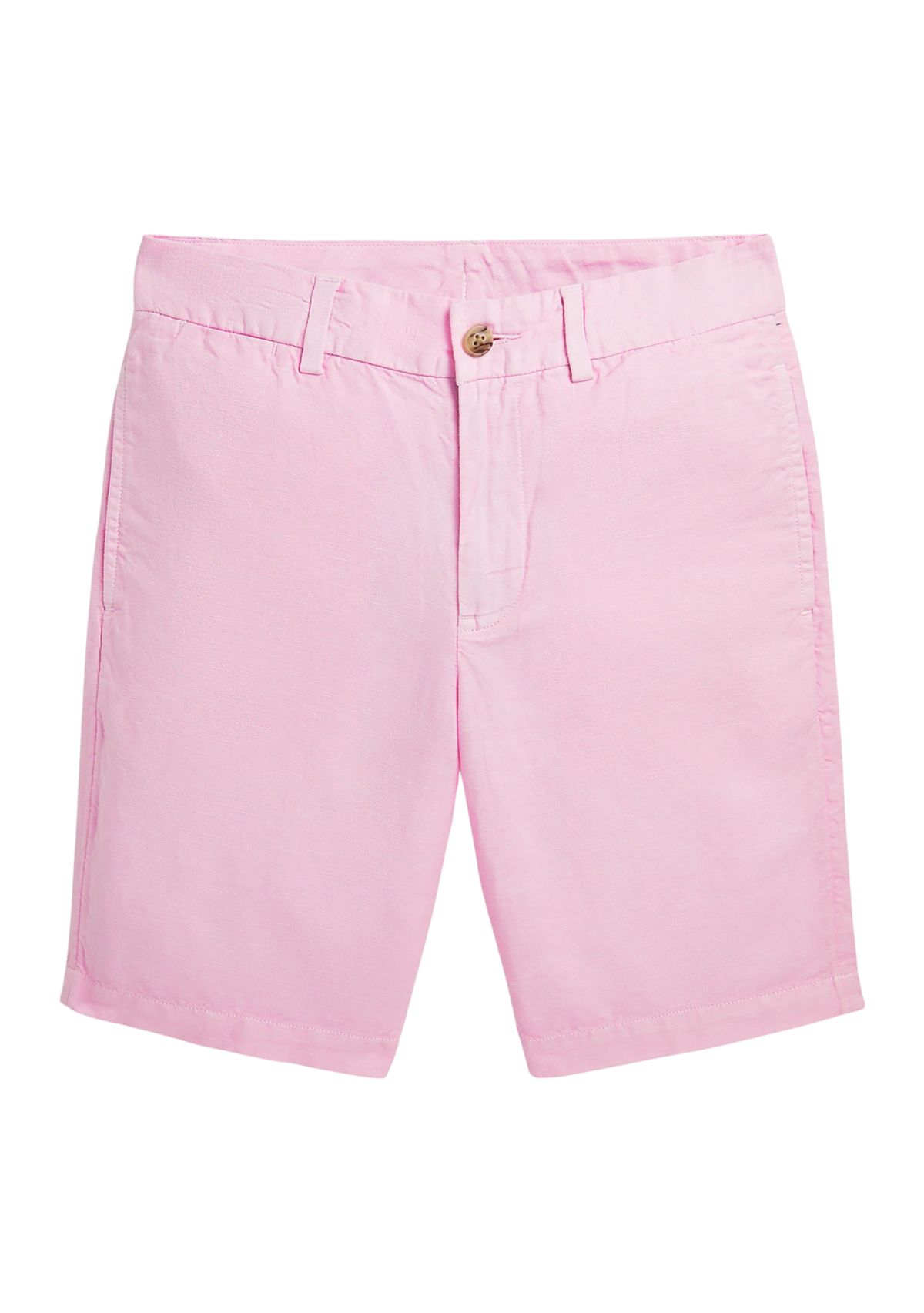 Boys 8-20 Straight Fit Linen Cotton Shorts