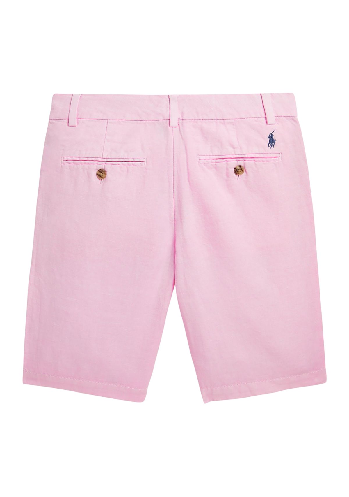 Boys 8-20 Straight Fit Linen Cotton Shorts
