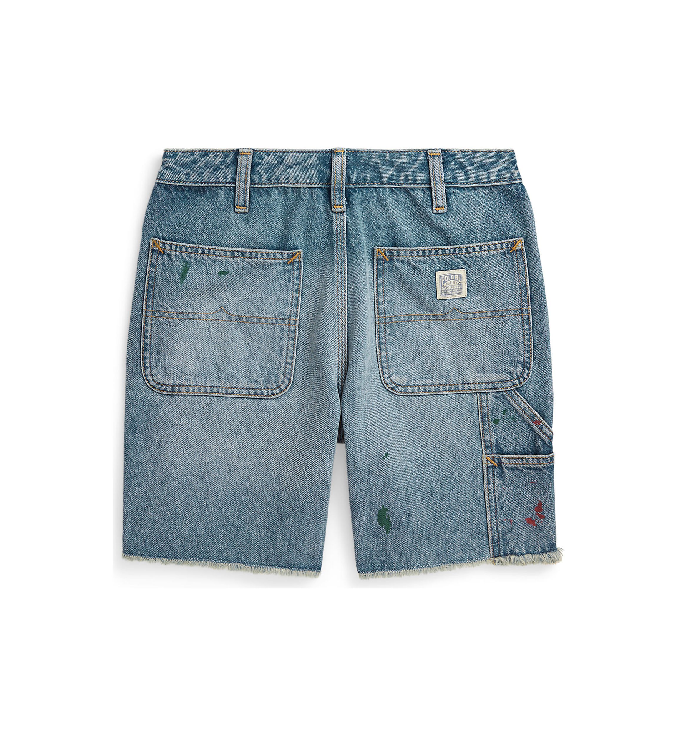 Boys 8-20 Paint-Print Denim Carpenter Pants