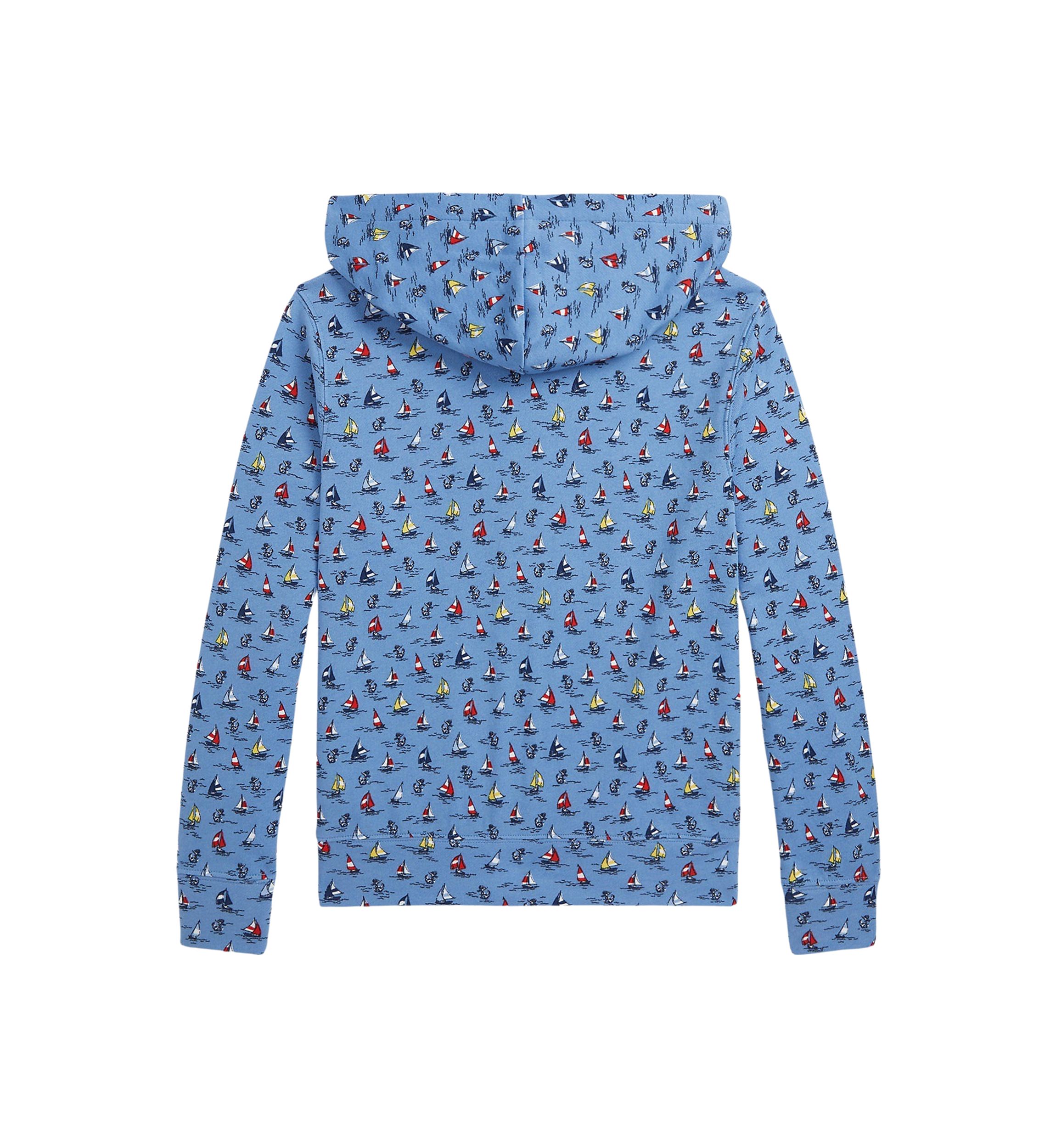 Boys 8-20 Sailboat Print Spa Terry Full Zip Hoodie