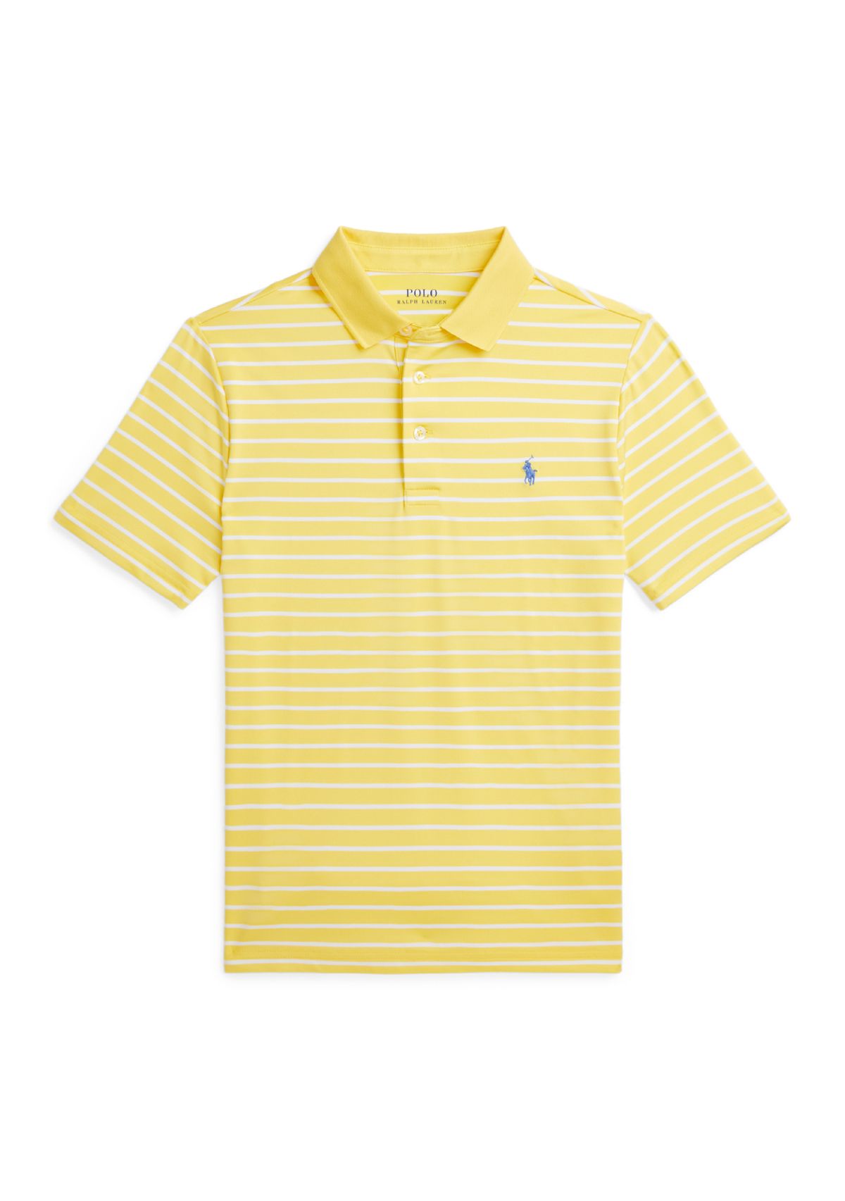 Boys 8-20 Striped Performance Jersey Polo Shirt