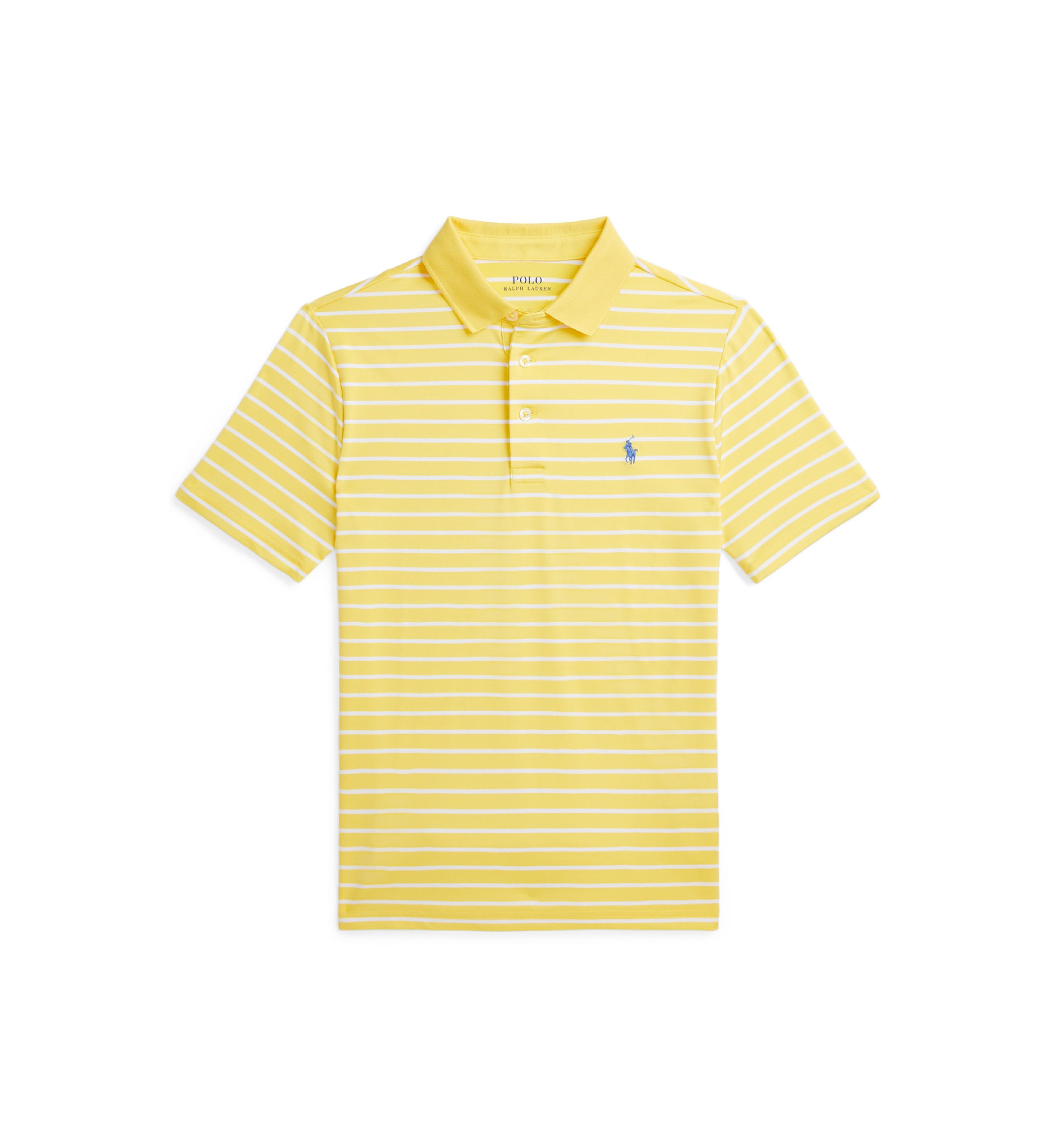 Boys 8-20 Striped Performance Jersey Polo Shirt