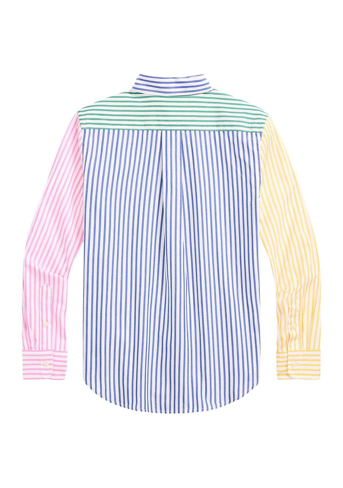 Boys 8-20 Striped Cotton Poplin Fun Shirt