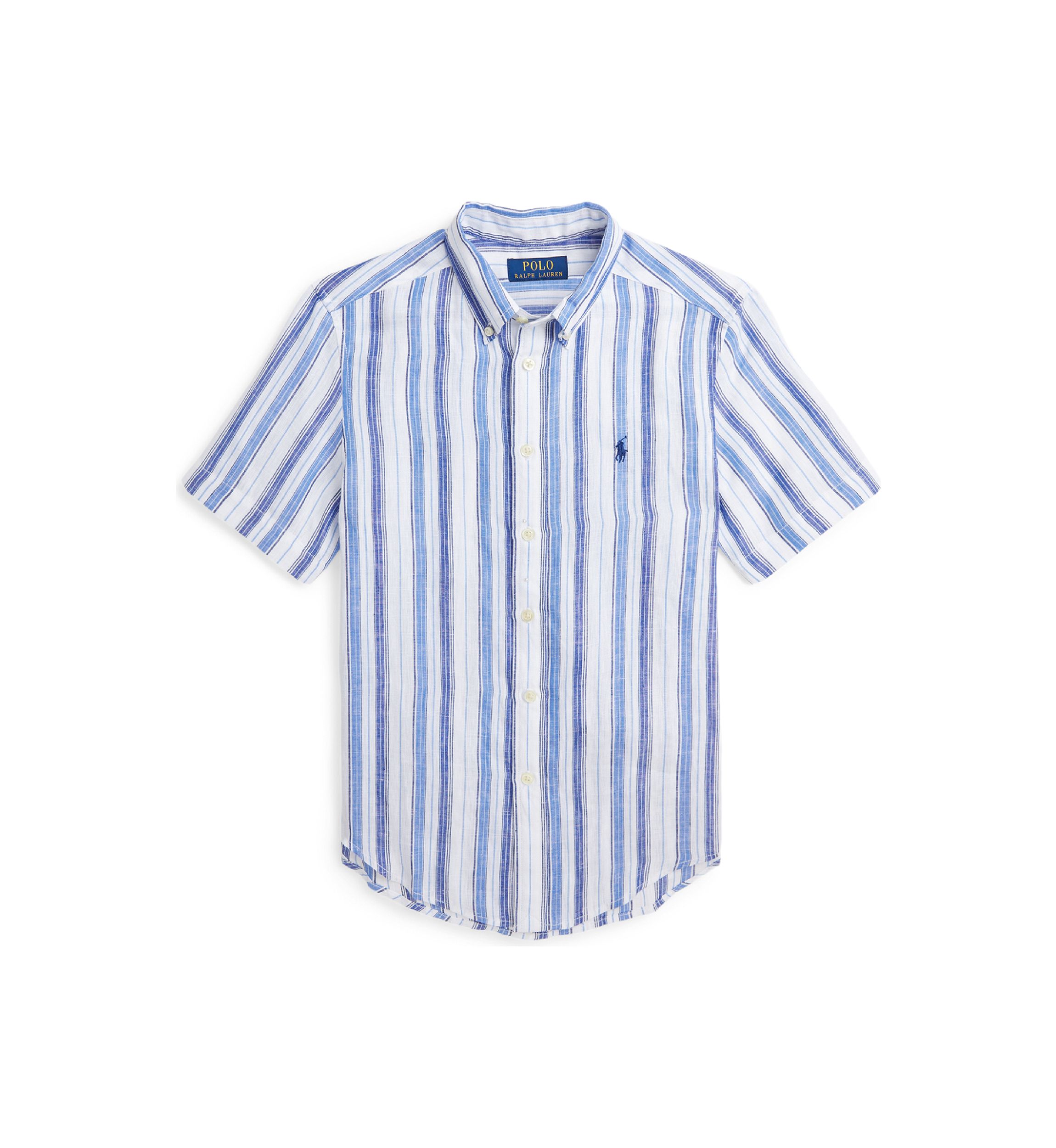 Boys 8-20 Linen Short Sleeve Shirt