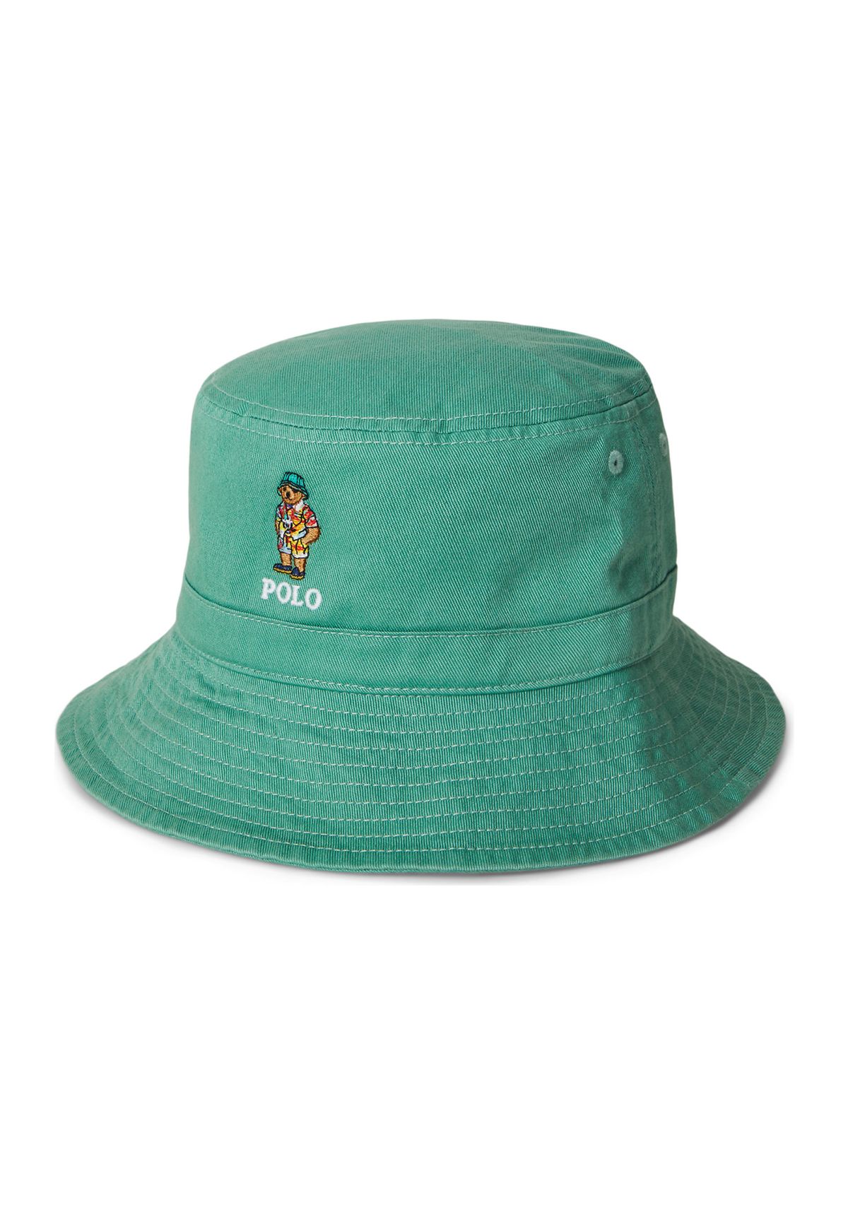 Boys 8-20 Polo Bear Cotton Twill Bucket Hat