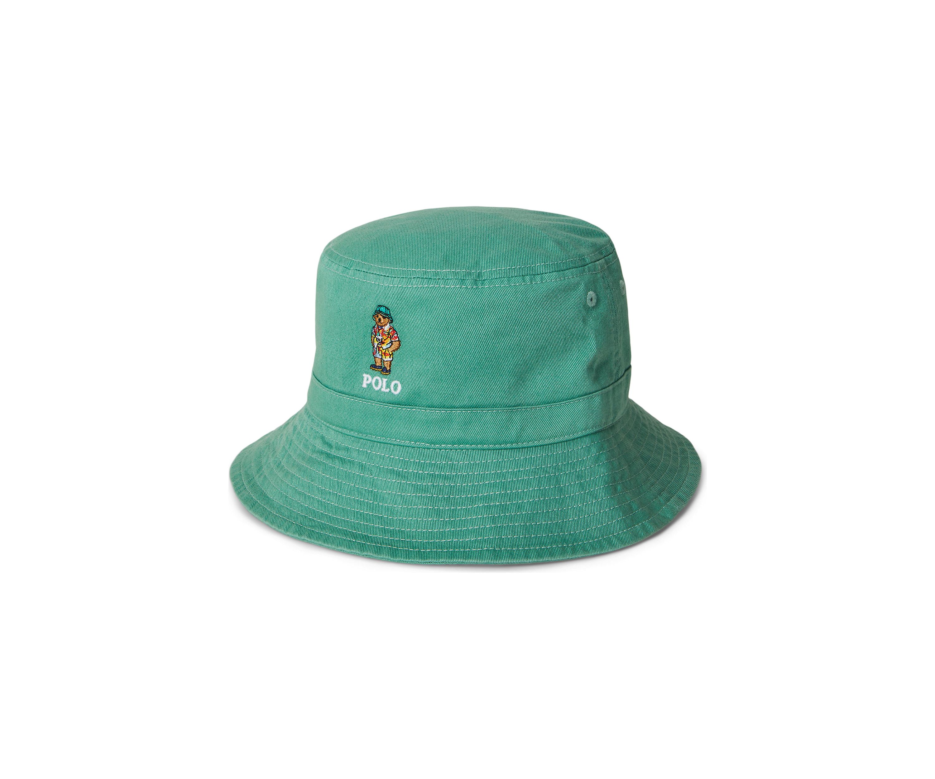 Boys 8-20 Polo Bear Cotton Twill Bucket Hat