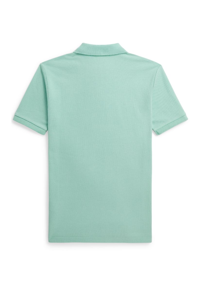 Boys 8-20 Crab Embroidered Cotton Mesh Polo Shirt