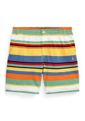 Polo Ralph Lauren Big Boys 8 20 Stripe Cotton Mesh Shorts S