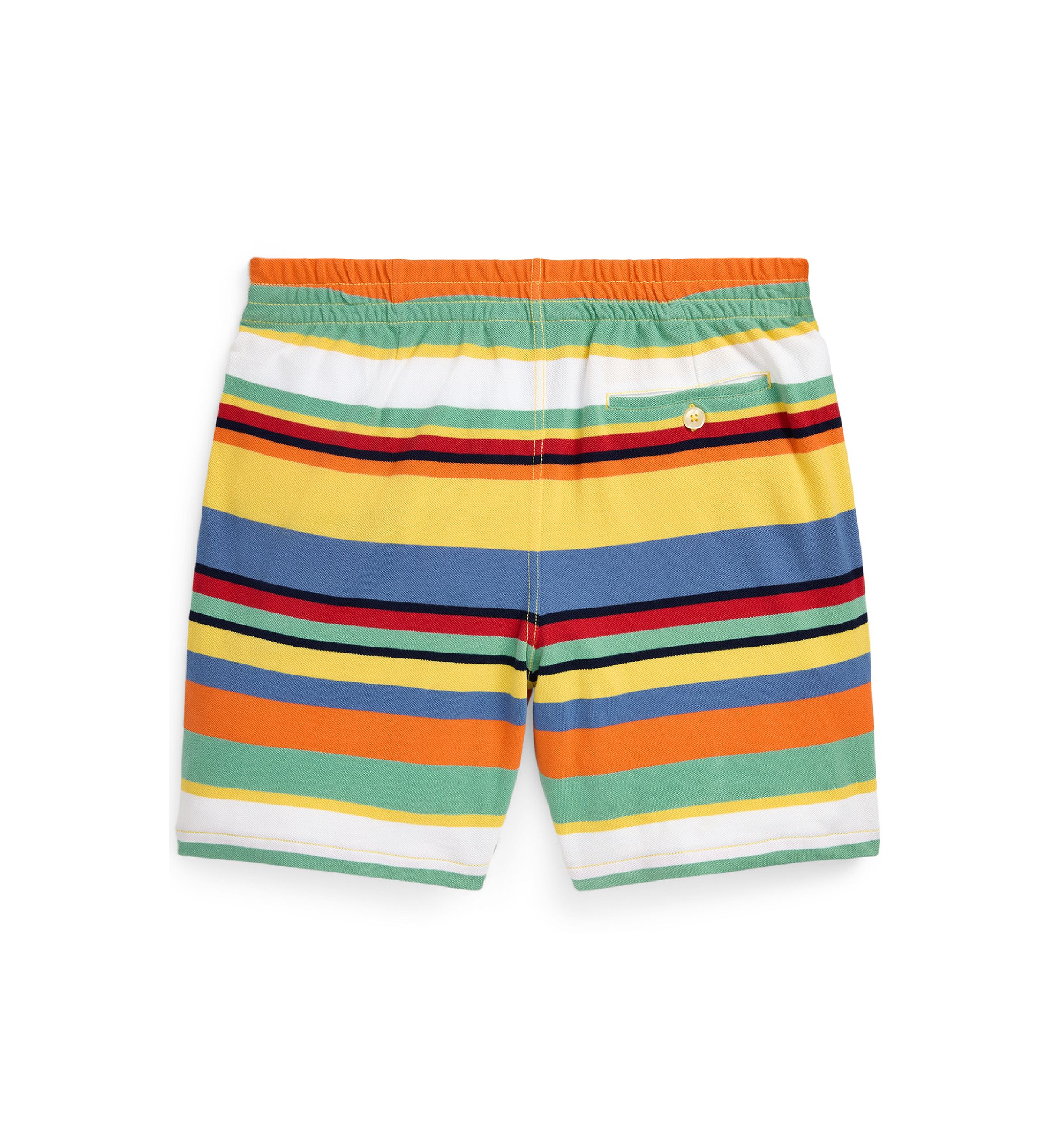 Boys 8-20 Striped Cotton Mesh Shorts