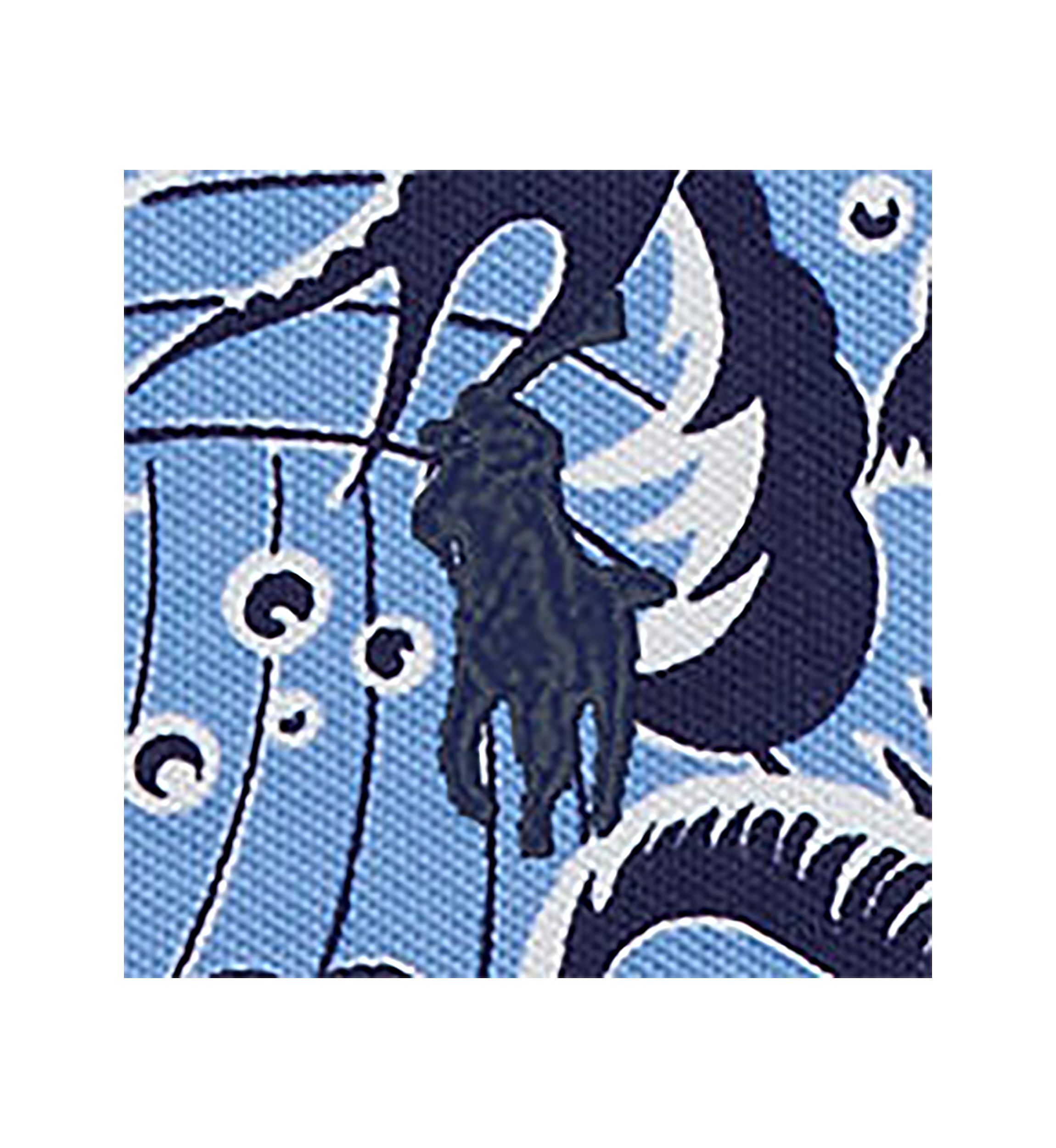 Boys 8-20 Reef Print Cotton Mesh Polo Shirt