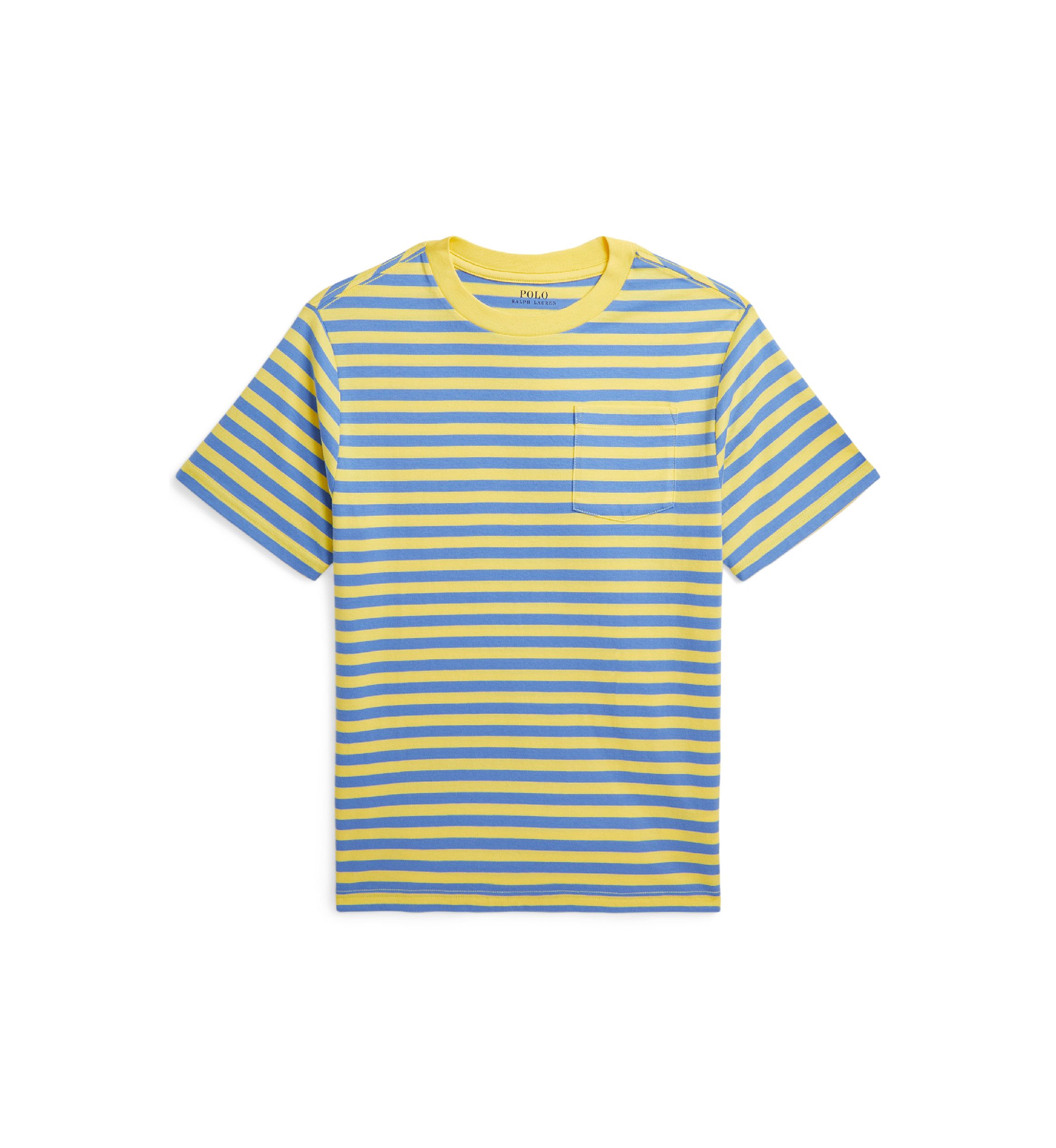 Boys 8-20 Striped Cotton Jersey Pocket T-Shirt