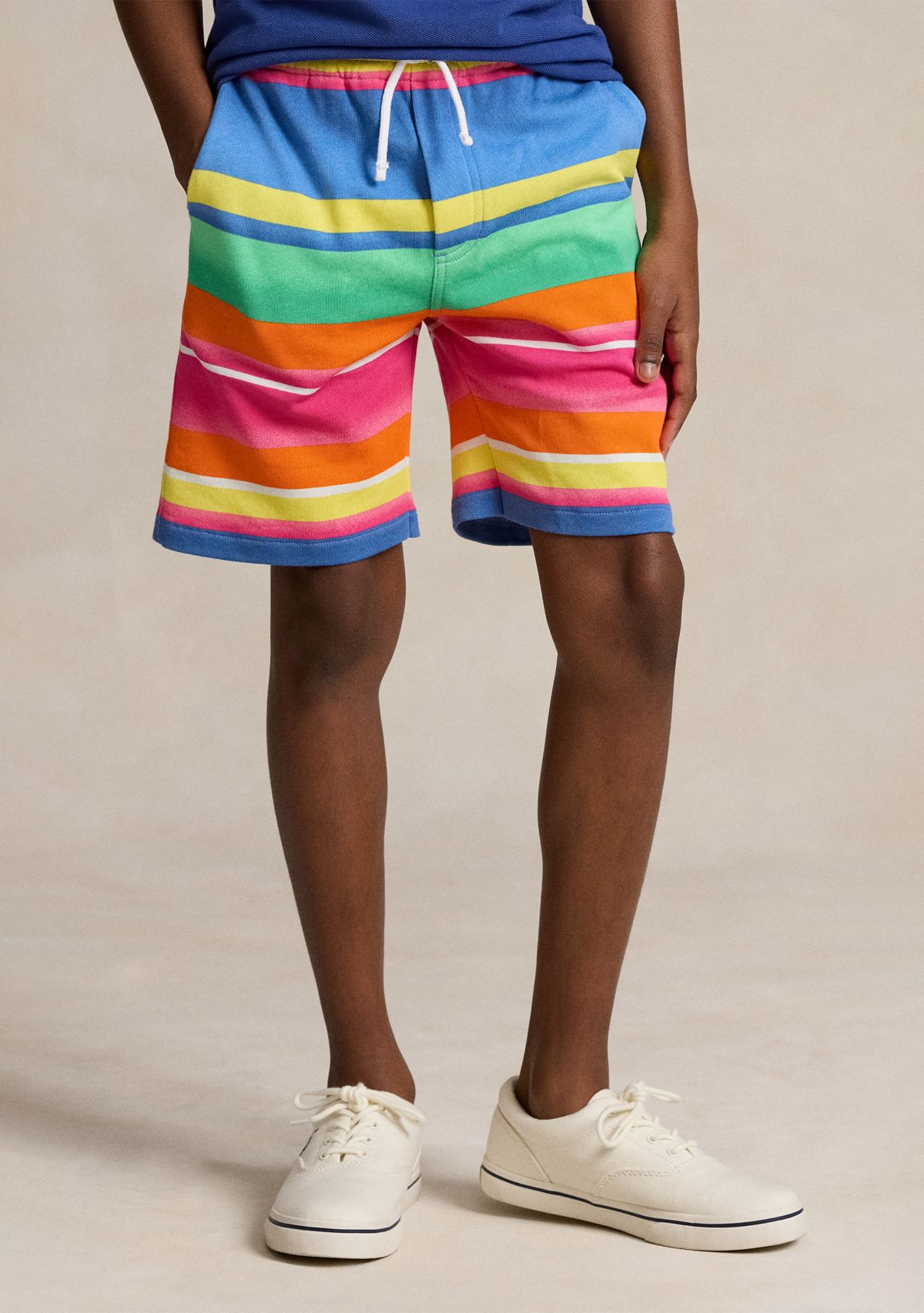 Boys 8-20 Striped Spa Terry Shorts