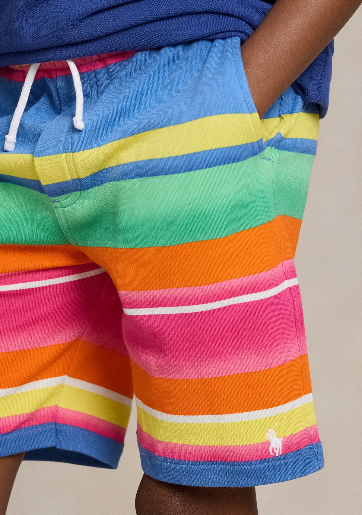 Boys 8-20 Striped Spa Terry Shorts