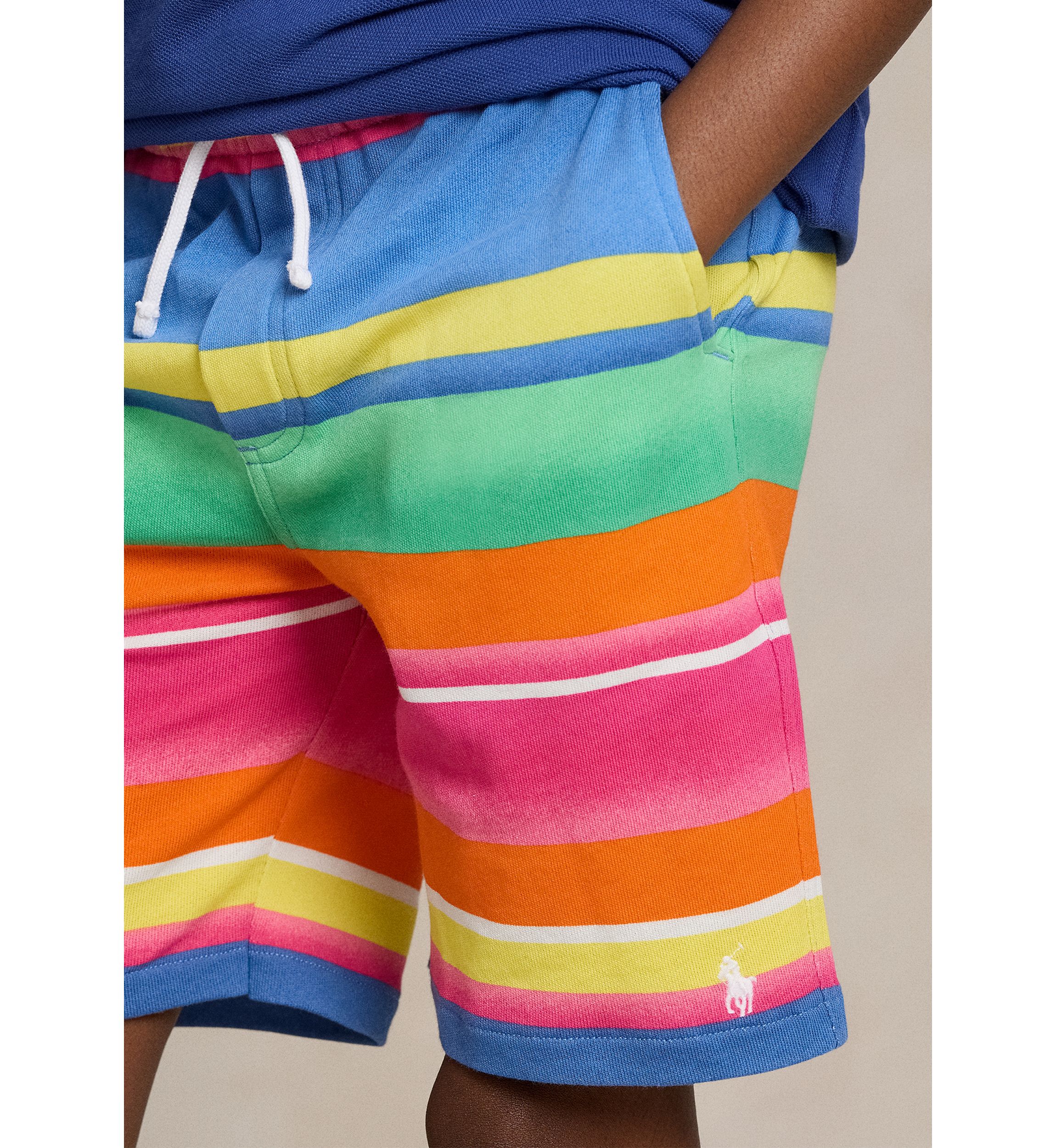 Boys 8-20 Striped Spa Terry Shorts