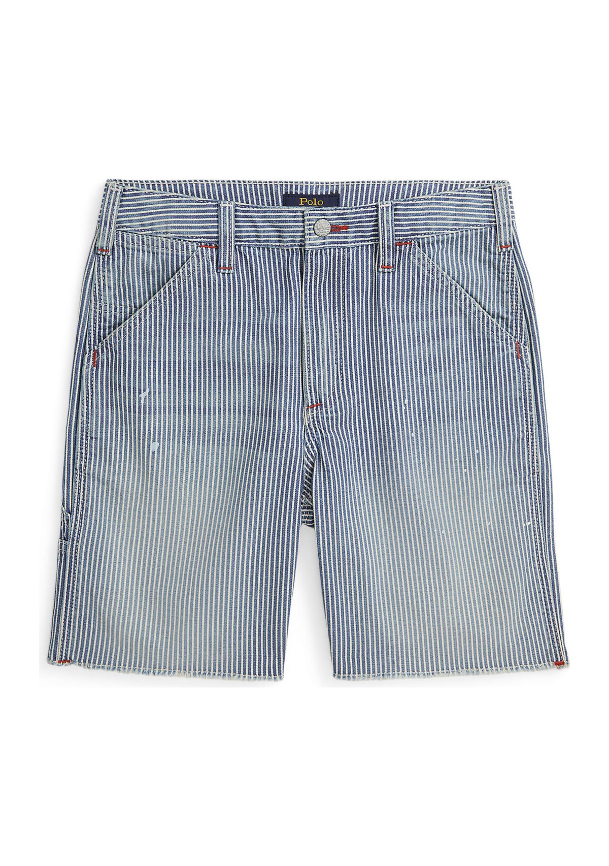 Boys 8-20 Indigo Striped Denim Carpenter Shorts