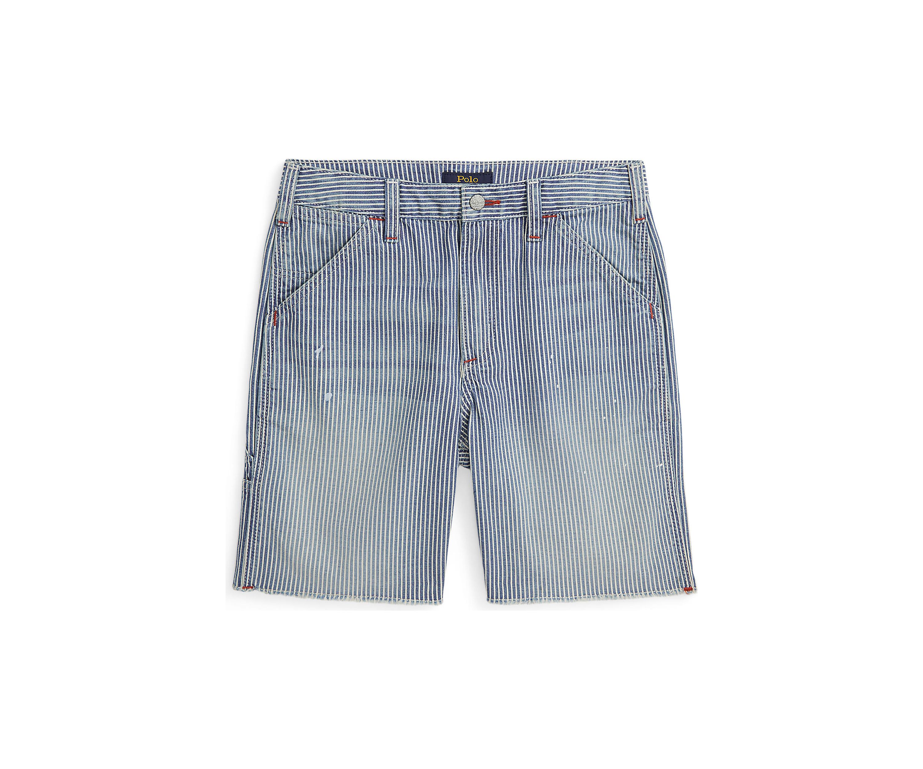 Boys 8-20 Indigo Striped Denim Carpenter Shorts