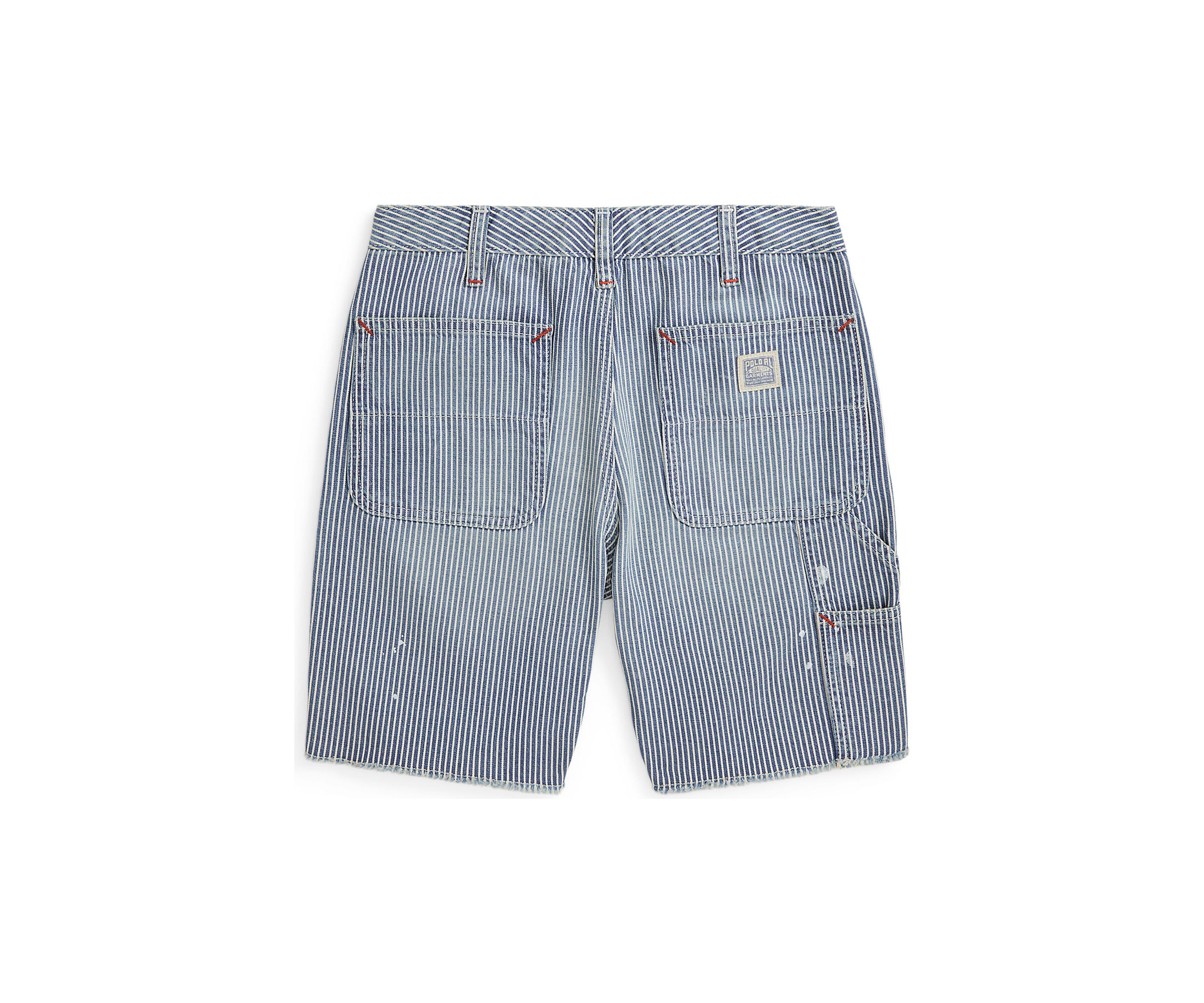 Boys 8-20 Indigo Striped Denim Carpenter Shorts