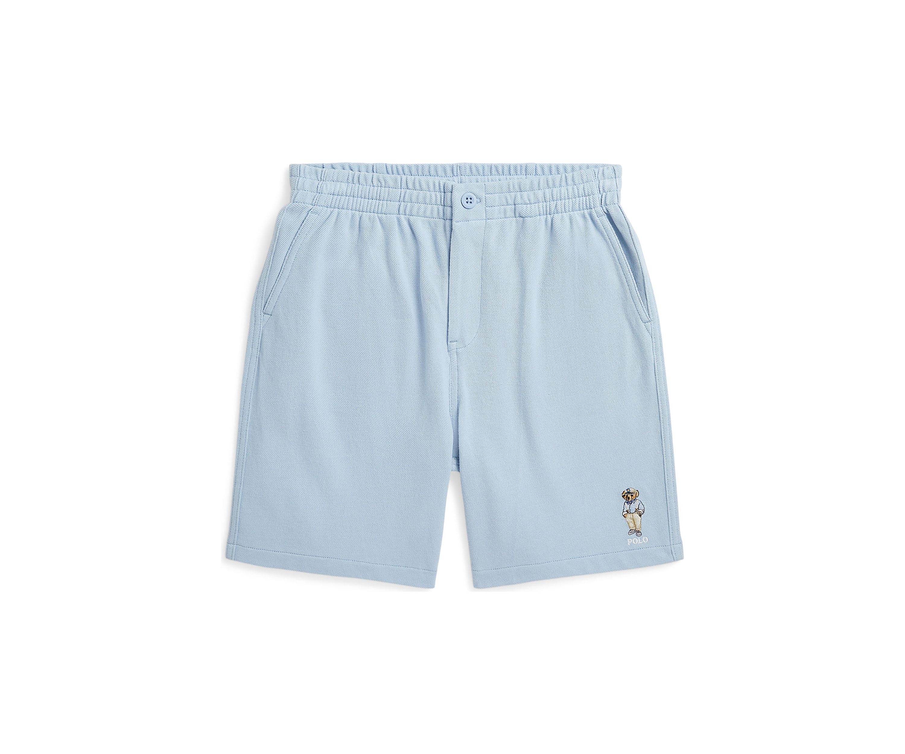 Boys 8-20 Polo Bear Cotton Mesh Shorts