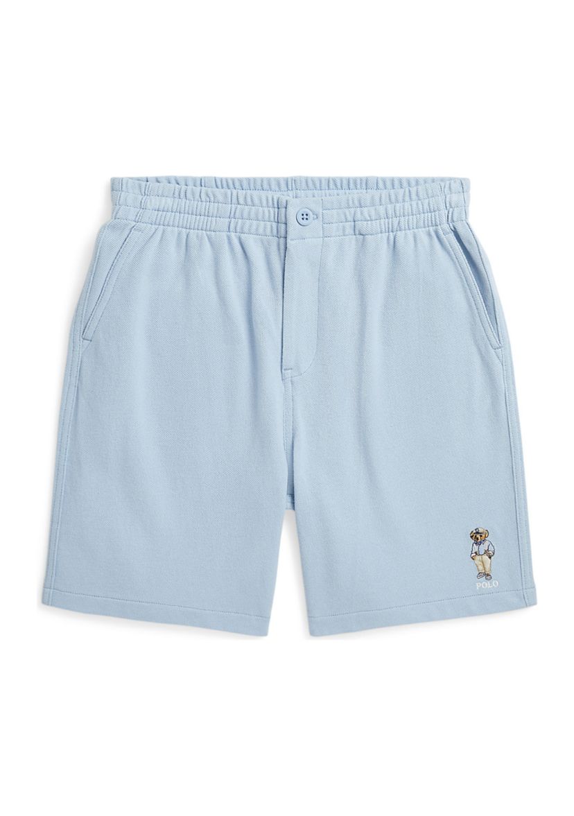 Boys 8-20 Polo Bear Cotton Mesh Shorts