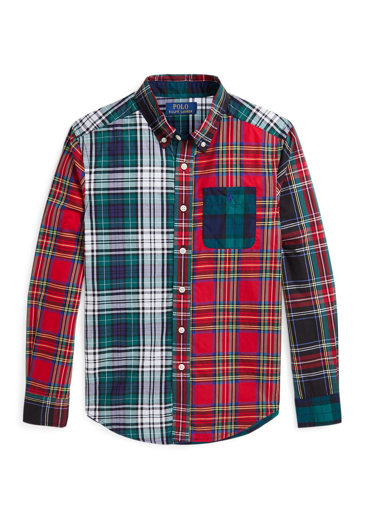 Boys 8-20 Plaid Cotton Fun Shirt