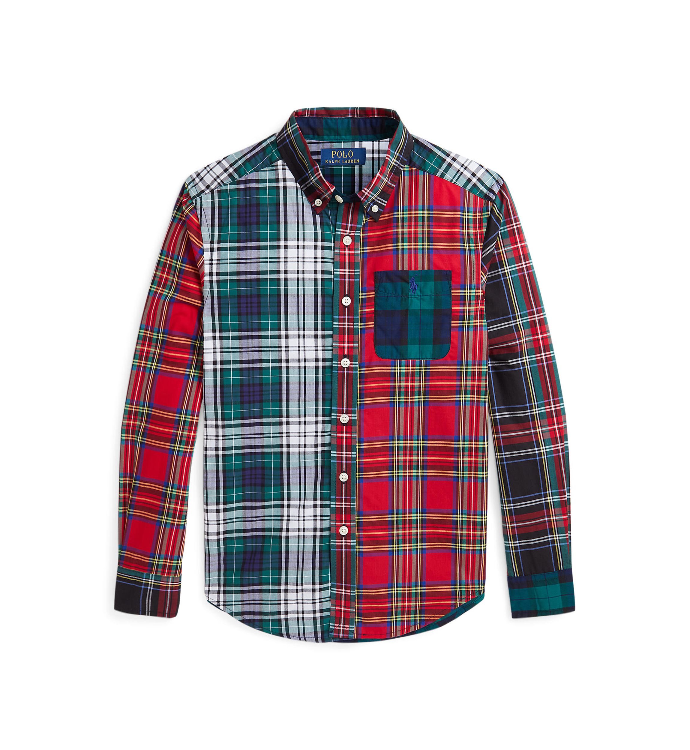 Boys 8-20 Plaid Cotton Fun Shirt