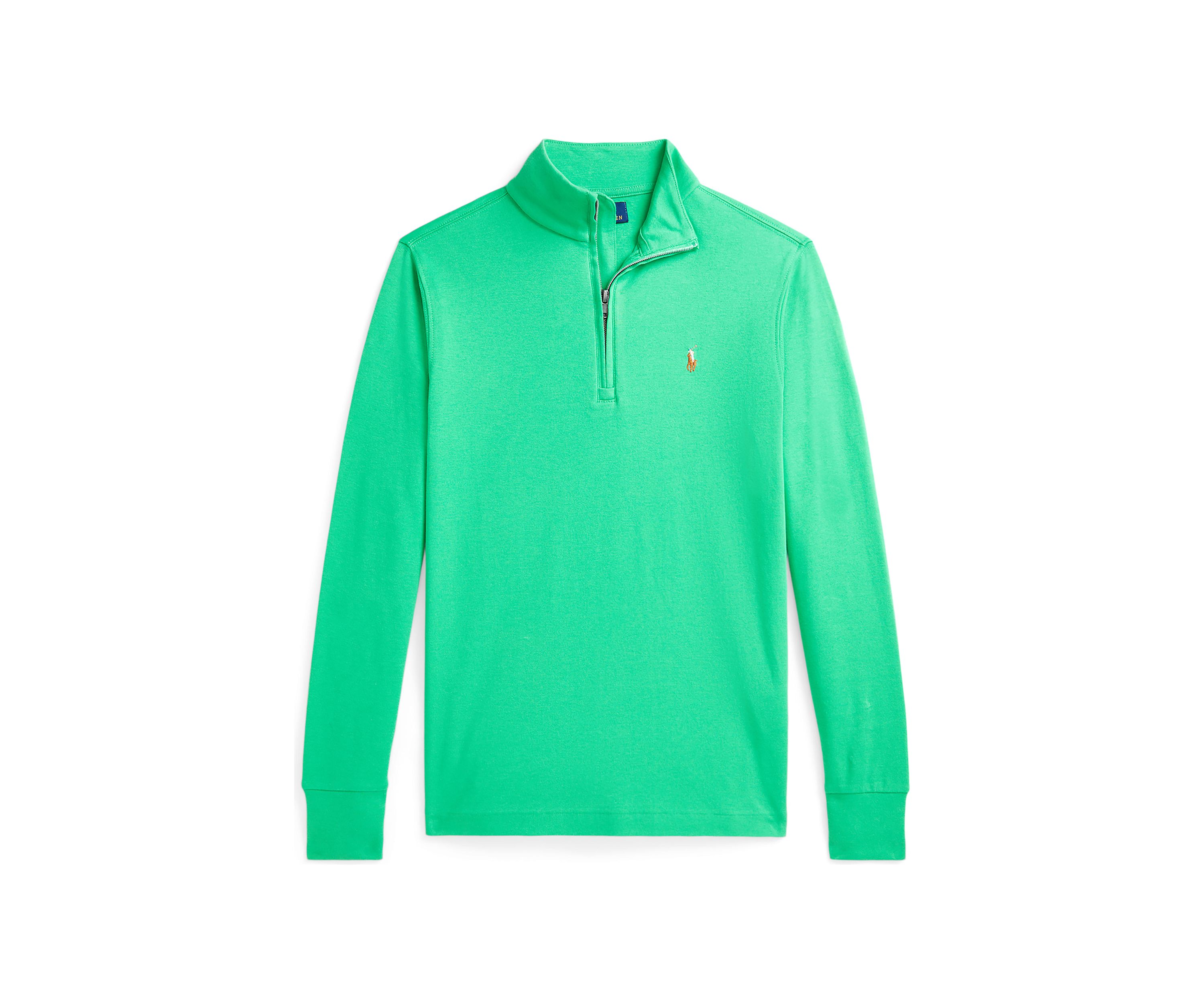 Boys 8-20 Cotton Interlock 1/4 Zip Pullover