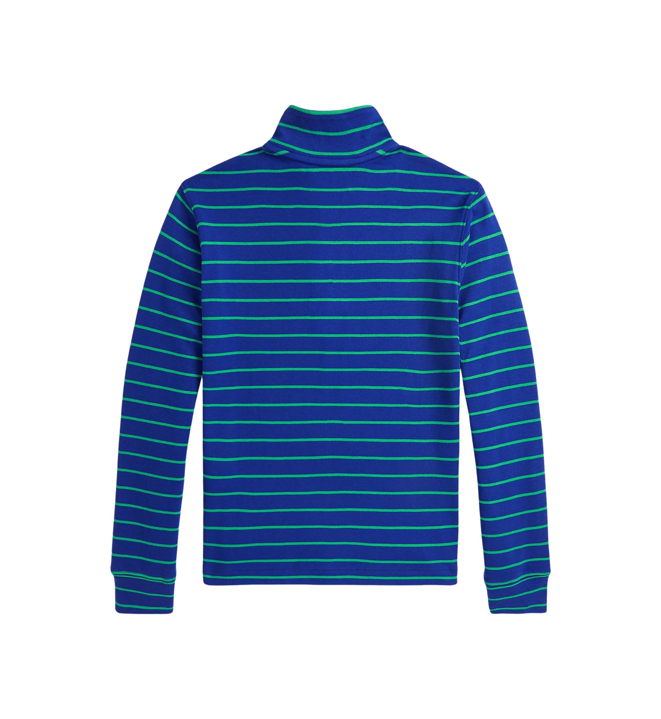 Boys 8-20 Striped Cotton 1/4 Zip Pullover