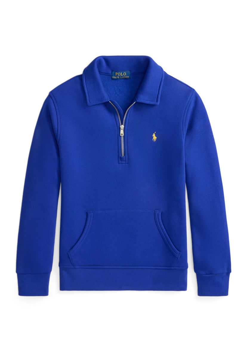 Boys 8-20 Fleece Quarter-Zip Pullover