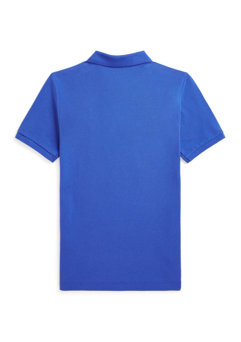 Boys 8-20 Polo Bear Cotton Mesh Polo Shirt