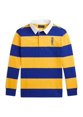 Ralph Lauren Childrenswear Boys 8-20 Polo Bear Cotton Jersey Rugby Shirt -  4500761323952586002