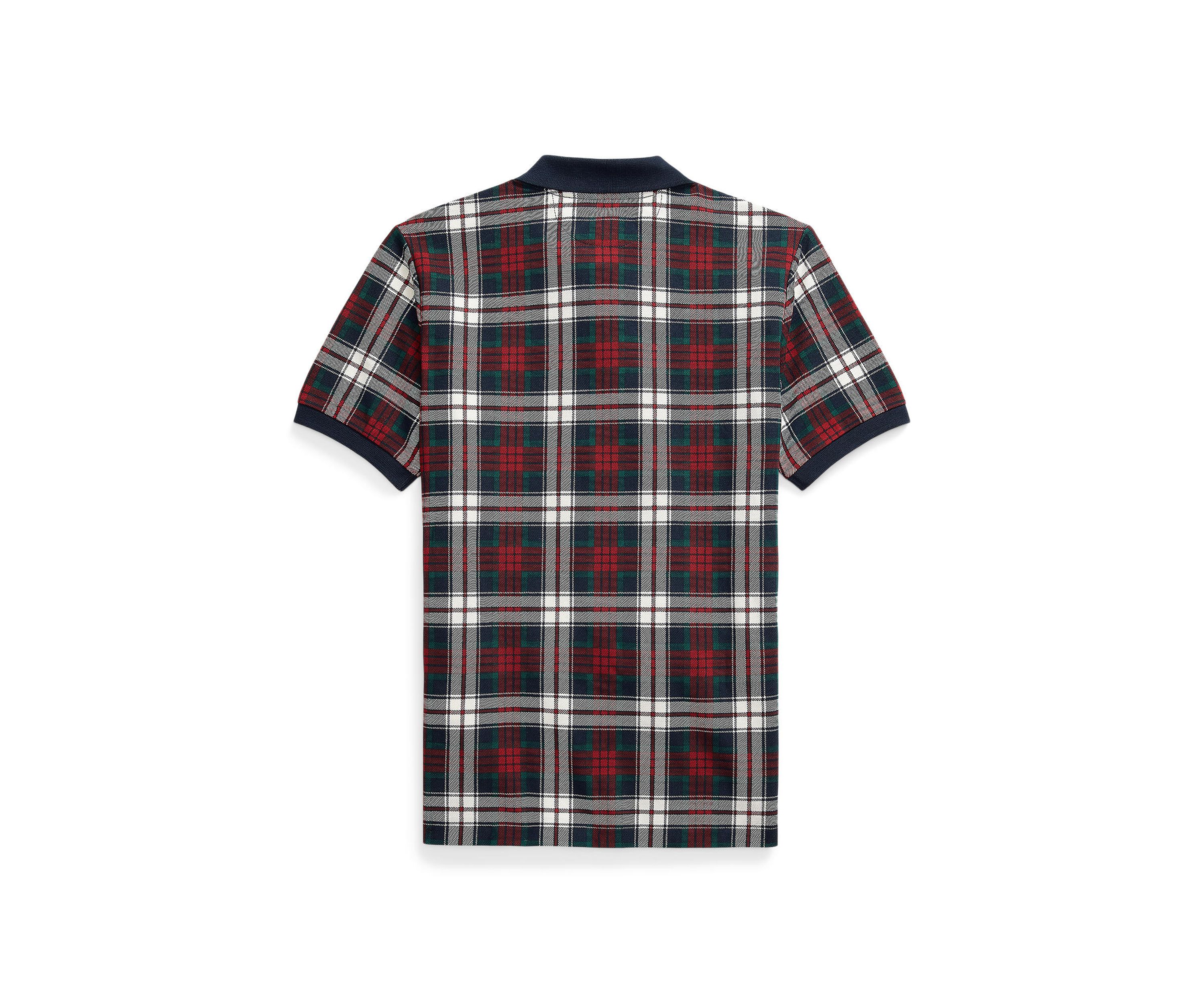 Boys 8-20 Plaid Cotton Mesh Polo Shirt