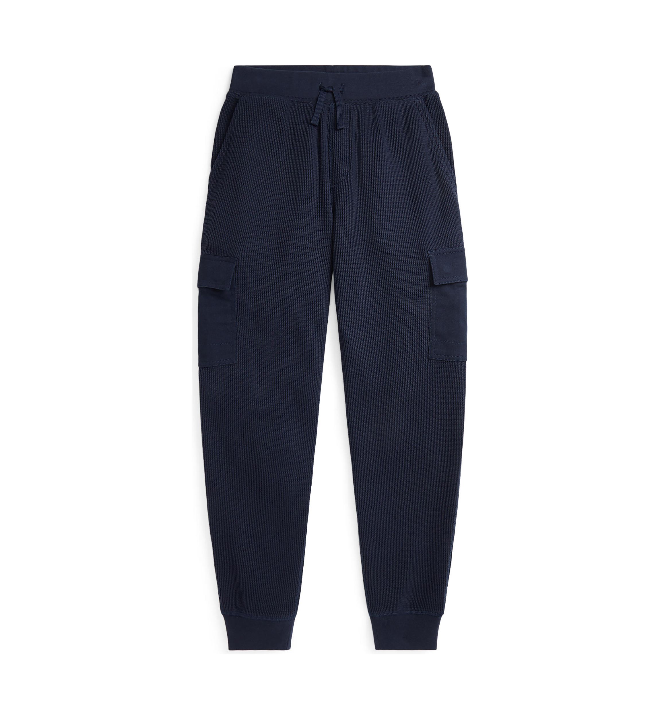 Boys 8-20 Waffle Knit Cotton Cargo Jogger Pants