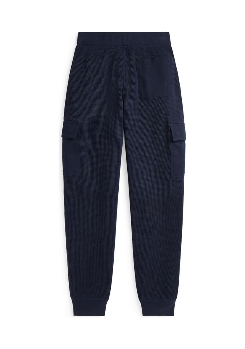 Boys 8-20 Waffle Knit Cotton Cargo Jogger Pants