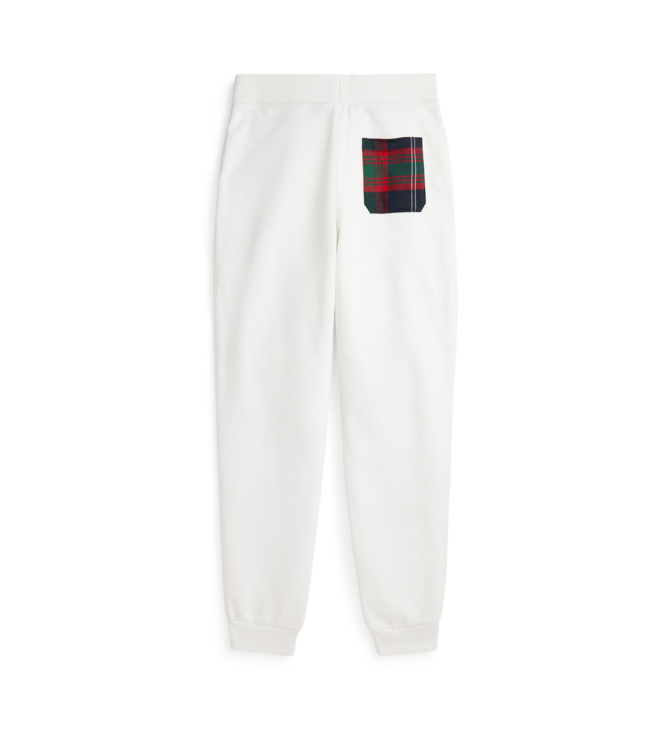 Boys 8-20 Plaid Trim Fleece Jogger Pants