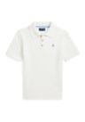 Boys 8-20 Cable Knit Cotton Polo Collar Sweater