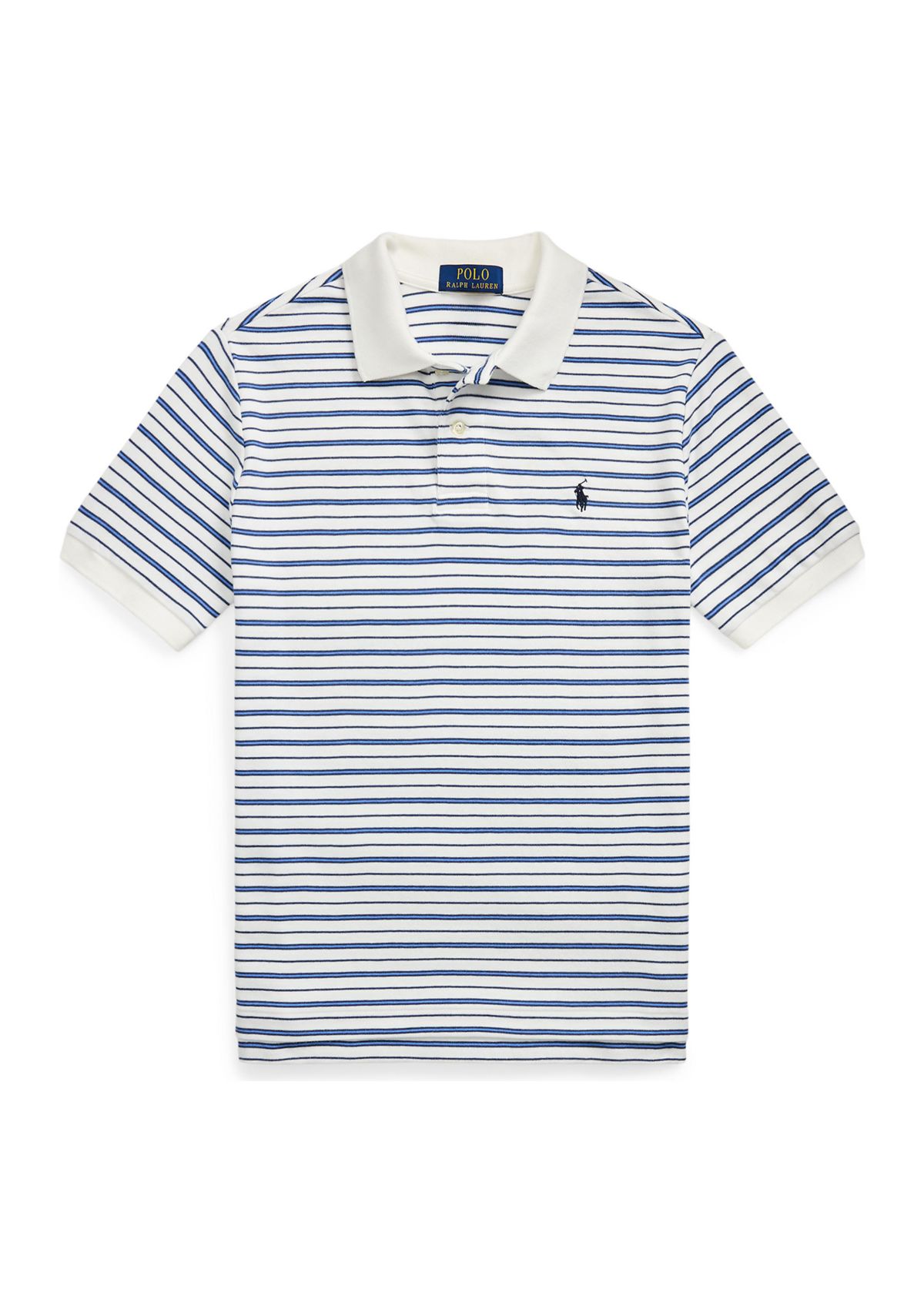 Boys 8-20 Striped Soft Cotton Polo Shirt