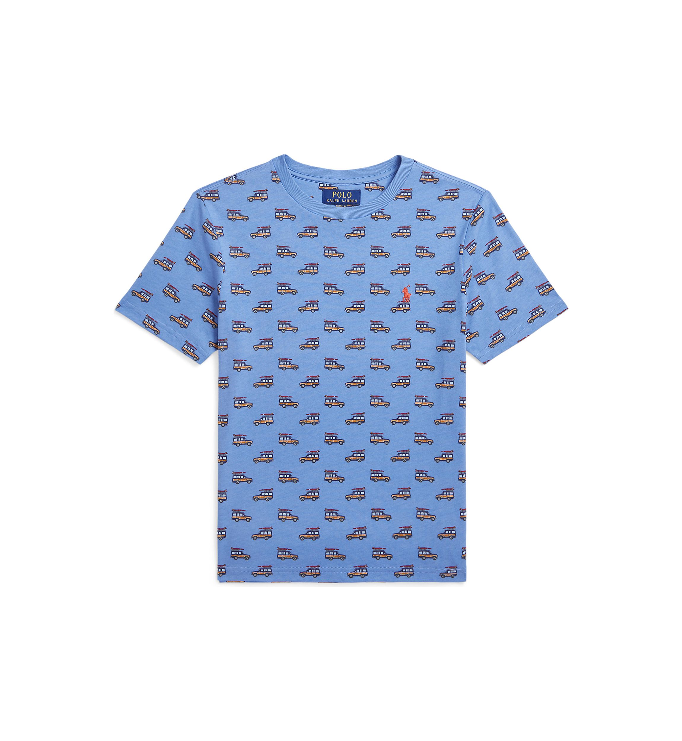 Boys 8-20 Car Printed Cotton Jersey T-Shirt