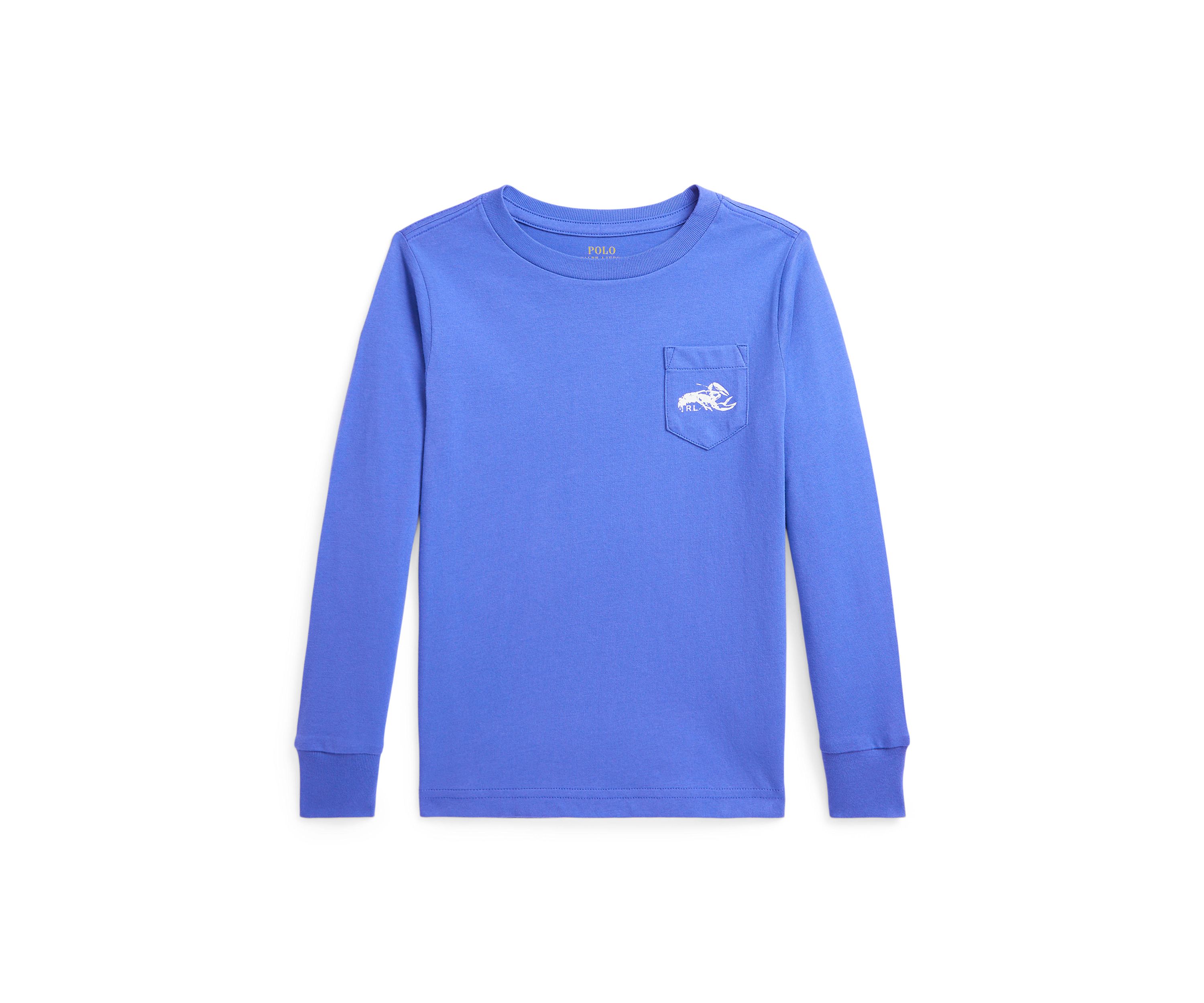 Boys 8-20 Cotton Jersey Long Sleeve Graphic T-Shirt