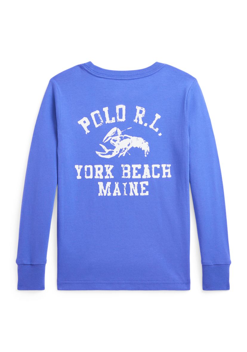 Boys 8-20 Cotton Jersey Long Sleeve Graphic T-Shirt